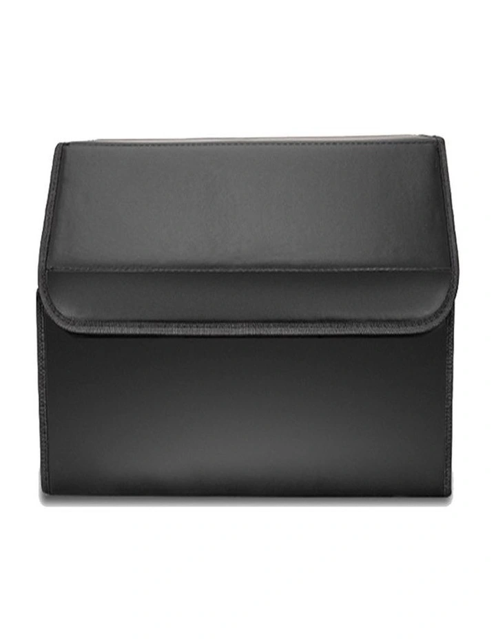 SOGA Small Foldable Car Boot Storage Organiser Black image 4