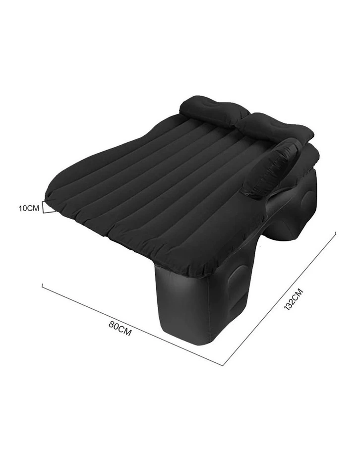 SOGA Inflatable Car Mattress Black Stripe 2 Pack image 2