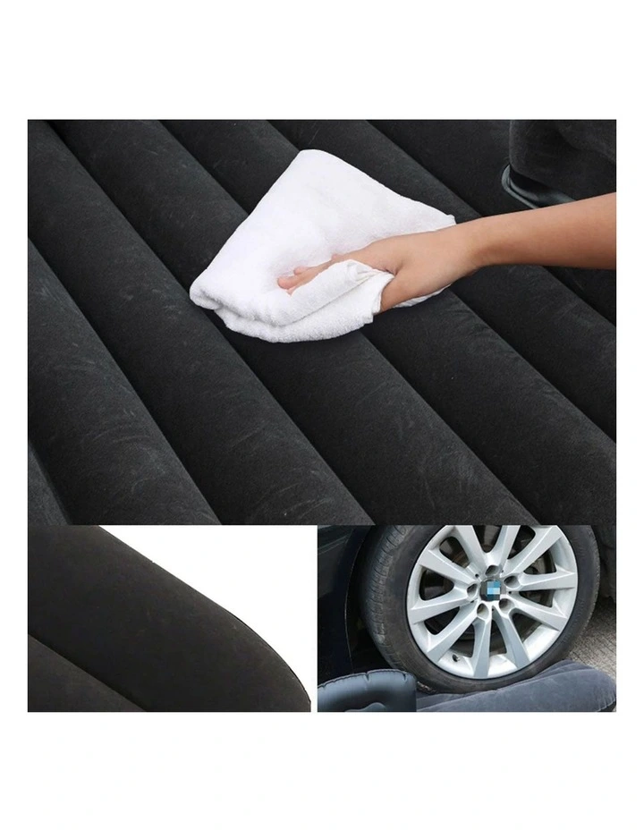 SOGA Inflatable Car Mattress Black Stripe 2 Pack image 4