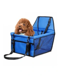 SOGA Waterproof Pet Booster Car Seat with Mesh Carrier