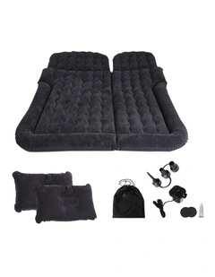SOGA Inflatable Car Boot Mattress Black