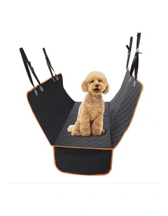 SOGA Black 600D Oxford Waterproof Dog Car Seat Hammock Cover