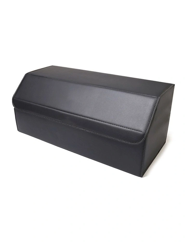 SOGA 2X Large Foldable Car Boot Storage Organisers Black image 6