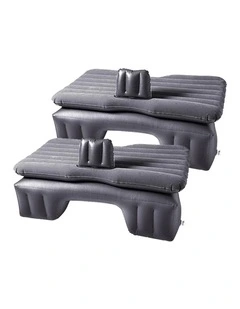 SOGA Inflatable Car Mattress Grey 2 Pack