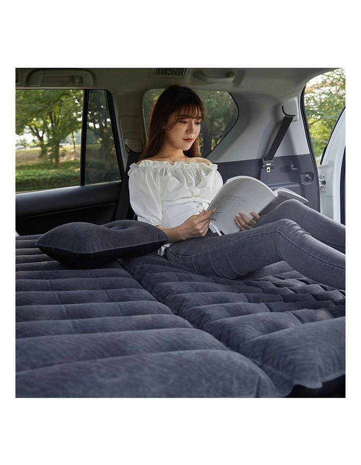 SOGA Inflatable Car Boot Mattress Black 2 Pack image 2