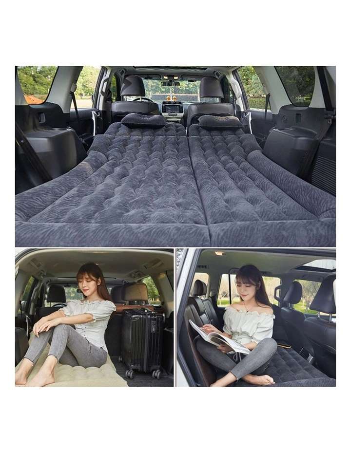 SOGA Inflatable Car Boot Mattress Black 2 Pack image 4