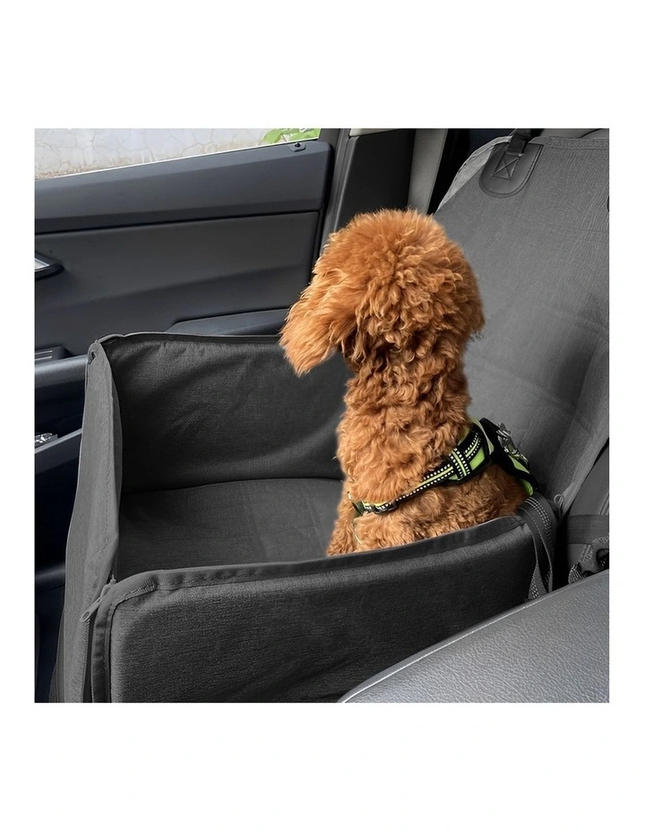 SOGA 2X Black Breathable Pet Car Carrier Bag image 2