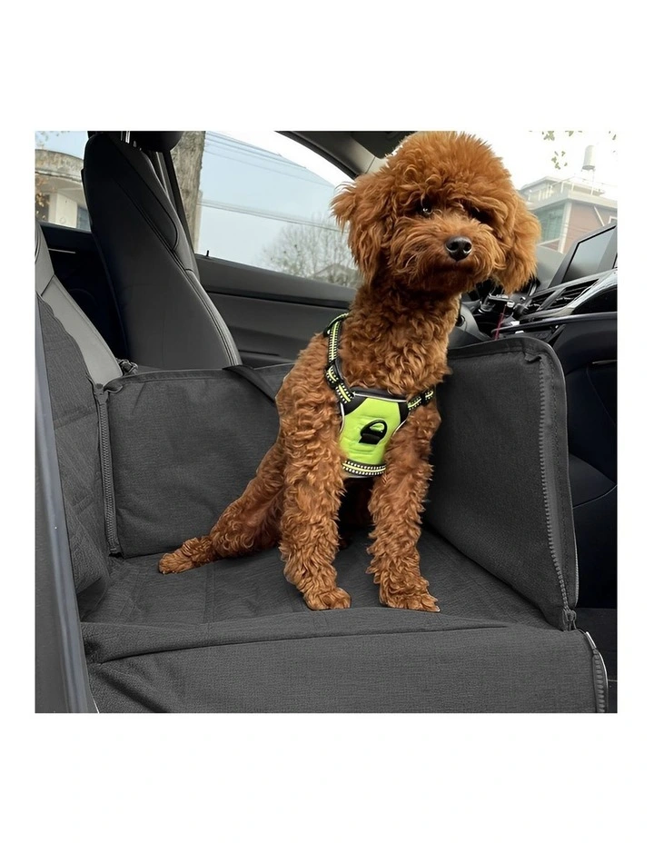 SOGA 2X Black Breathable Pet Car Carrier Bag image 3