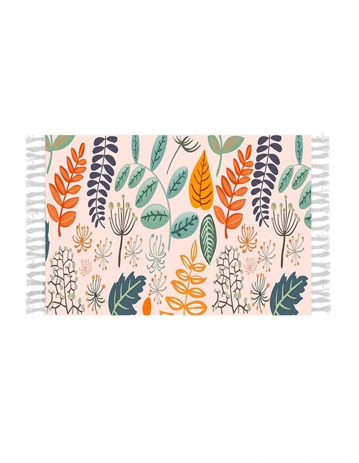 SOGA 90cm Handmade Cotton Woven Area Rug image 1