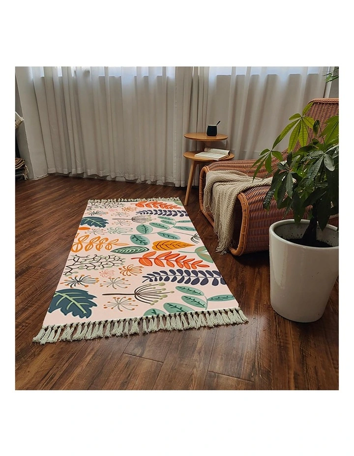 SOGA 90cm Handmade Cotton Woven Area Rug image 5