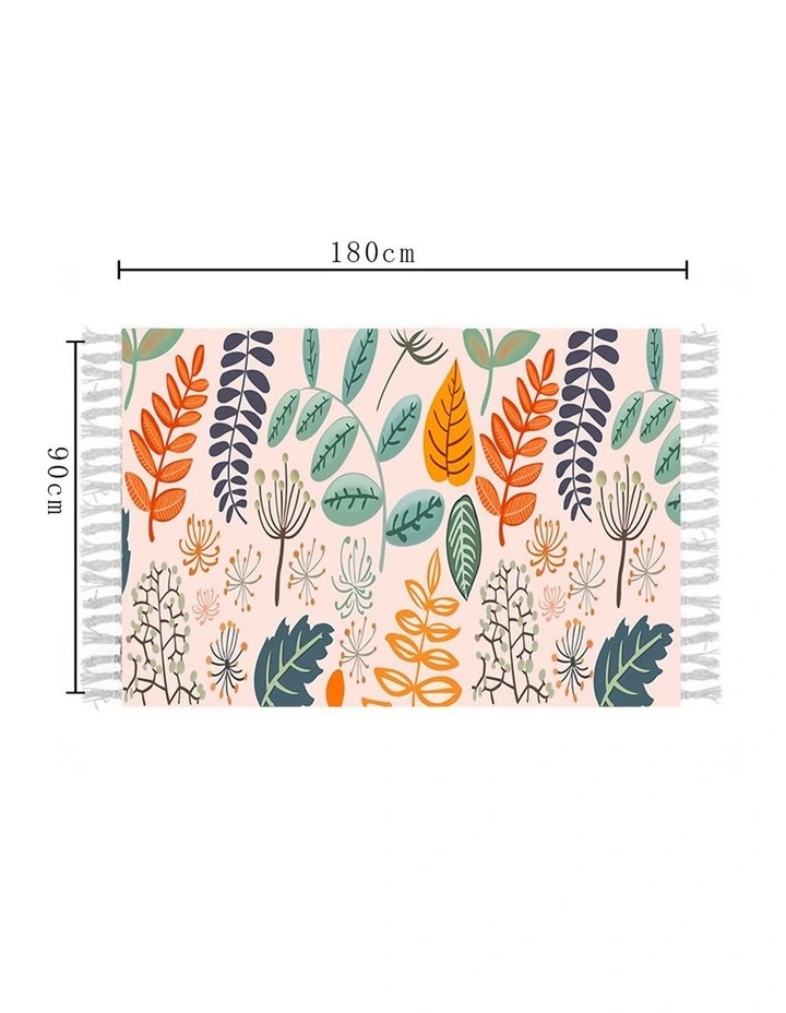 SOGA 90cm Handmade Cotton Woven Area Rug image 6