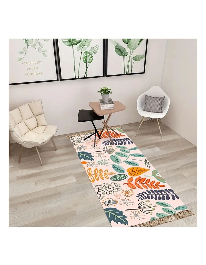 SOGA 90cm Handmade Cotton Woven Area Rug image 7