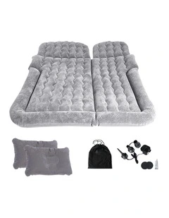 SOGA Inflatable Car Boot Mattress Grey
