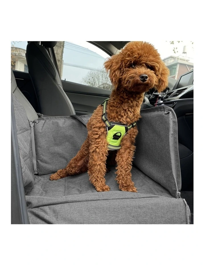 SOGA Grey Breathable Pet Car Carrier Bag image 3