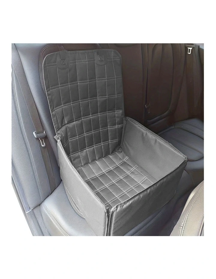 SOGA Grey Breathable Pet Car Carrier Bag image 4