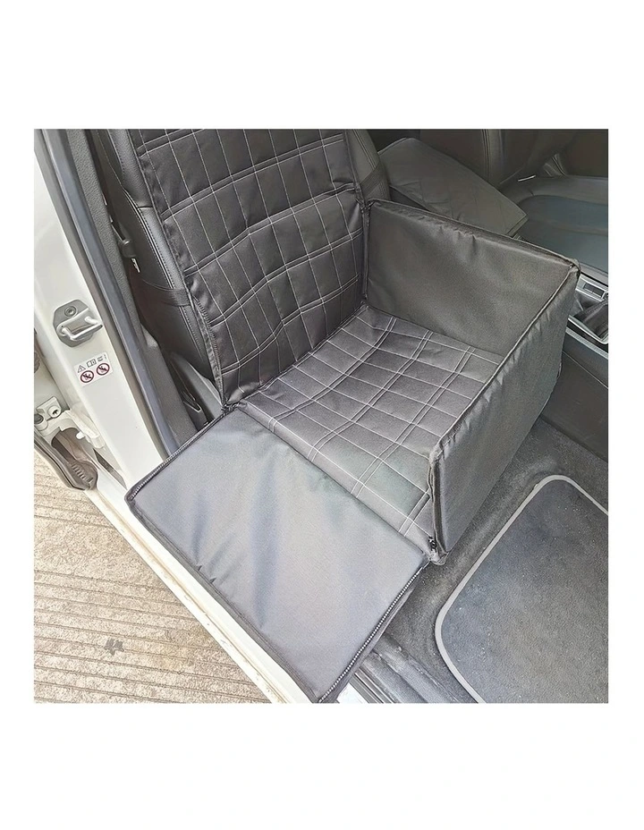 SOGA Grey Breathable Pet Car Carrier Bag image 5