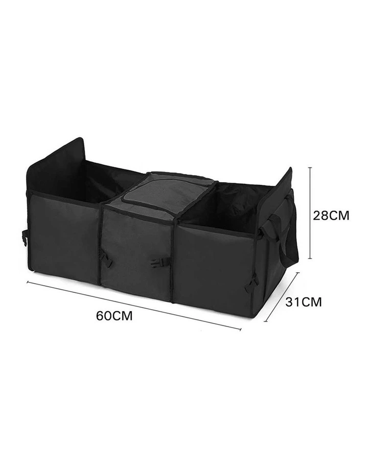 SOGA Black Inflatable Car Air Bed Set with Handheld Vacuum & Storage Bag image 2