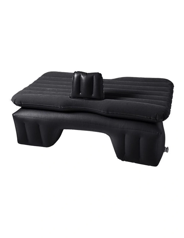 SOGA Inflatable Car Boot Mattress Beige image 1