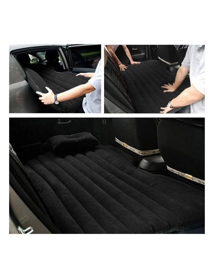 SOGA Inflatable Car Boot Mattress Beige image 5