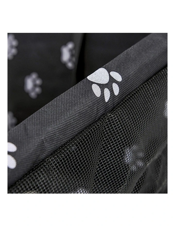 SOGA 2X Black Waterproof Pet Booster Car Seat with Mesh Carrier image 6
