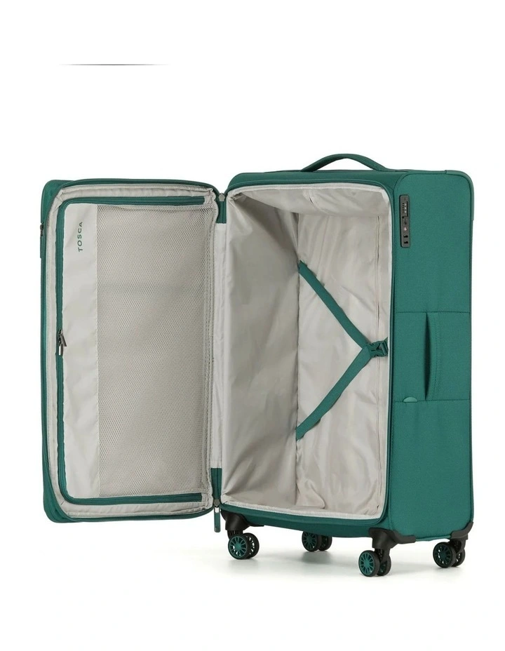 So Lite 79cm Large Soft Suitcase - Emerald Green image 3