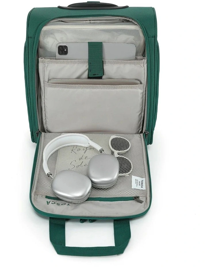 So Lite 38cm Small Under Seat Soft Carry On - Emerald Green image 3