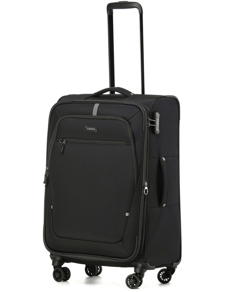Luna Lite 65cm Medium Soft Suitcase - Black image 1