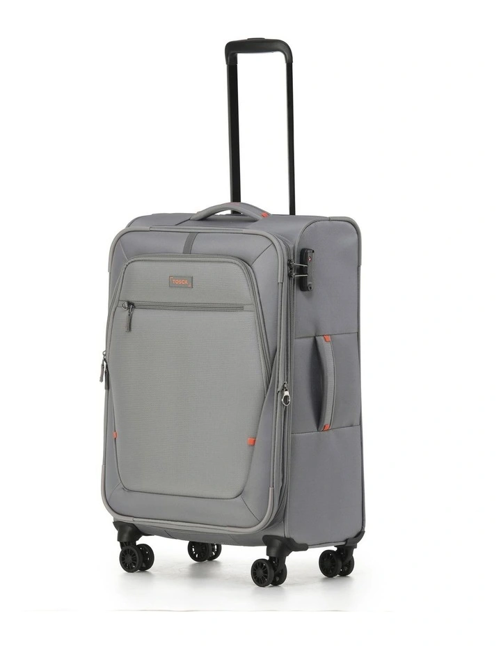 Luna Lite 65cm Medium Soft Suitcase - Grey image 1