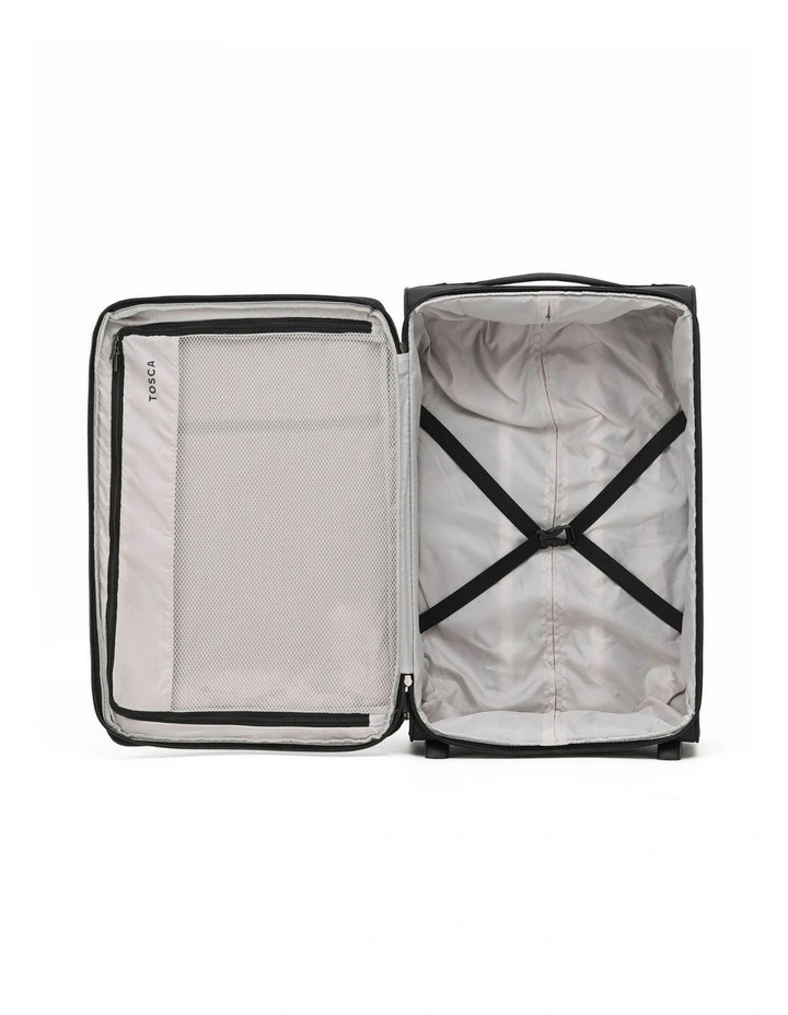 So Lite 67cm Medium 2-Wheel Soft Suitcase - Black image 2