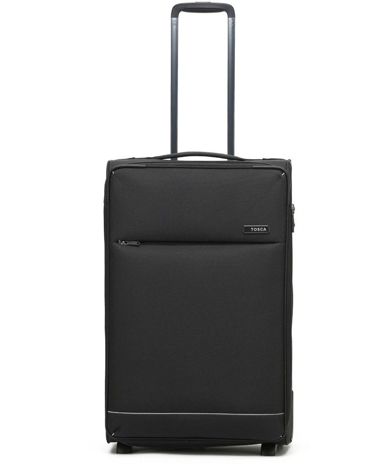 So Lite 67cm Medium 2-Wheel Soft Suitcase - Black image 3