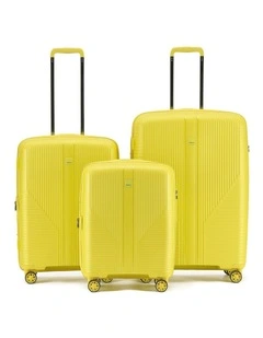 F-Lite Hard Suitcase 3 Piece Set - Yellow