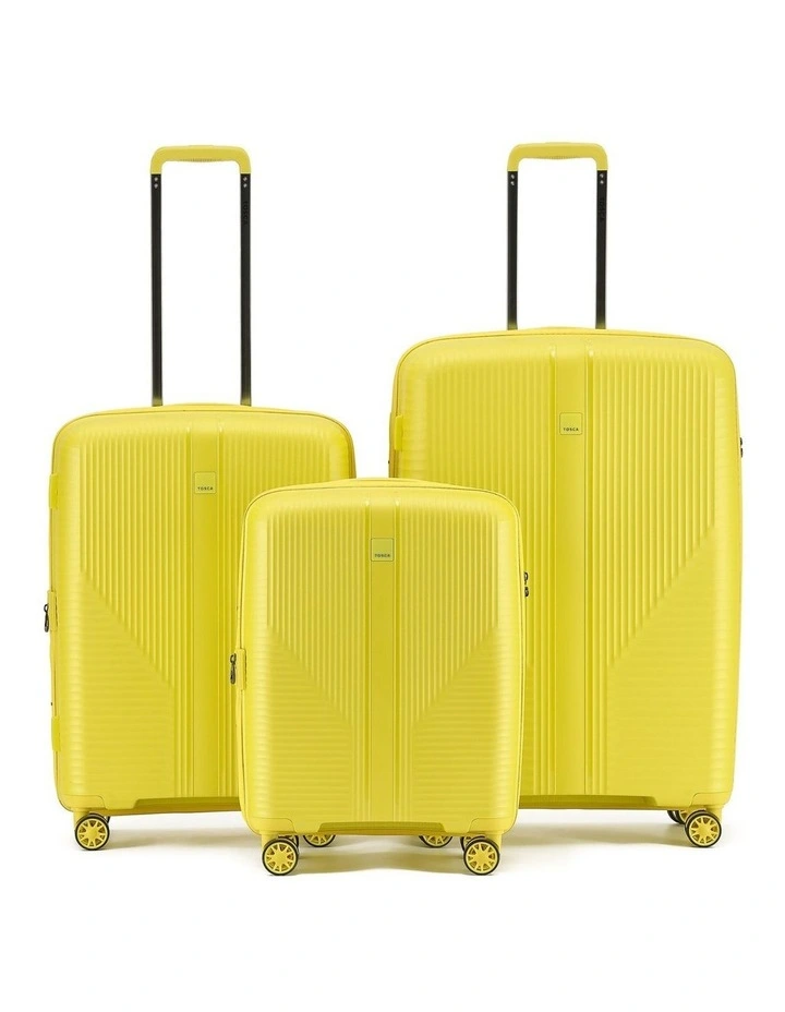 F-Lite Hard Suitcase 3 Piece Set - Yellow image 1