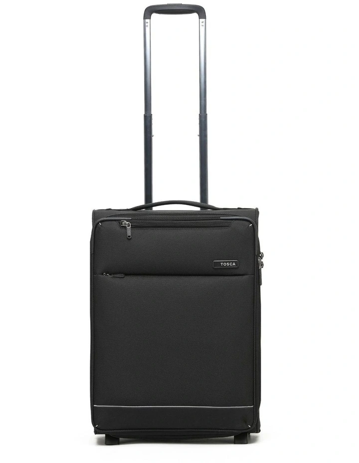 So Lite 54cm Small 2-Wheel Soft Carry On - Black image 3