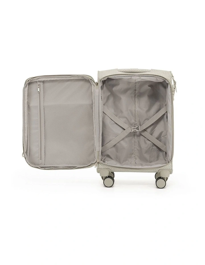 Willow 55cm Small PU Case Carry On - Vanilla image 2