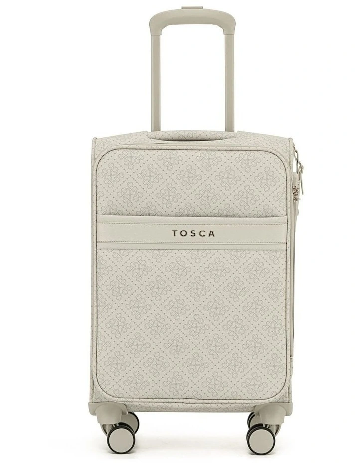 Willow 55cm Small PU Case Carry On - Vanilla image 3