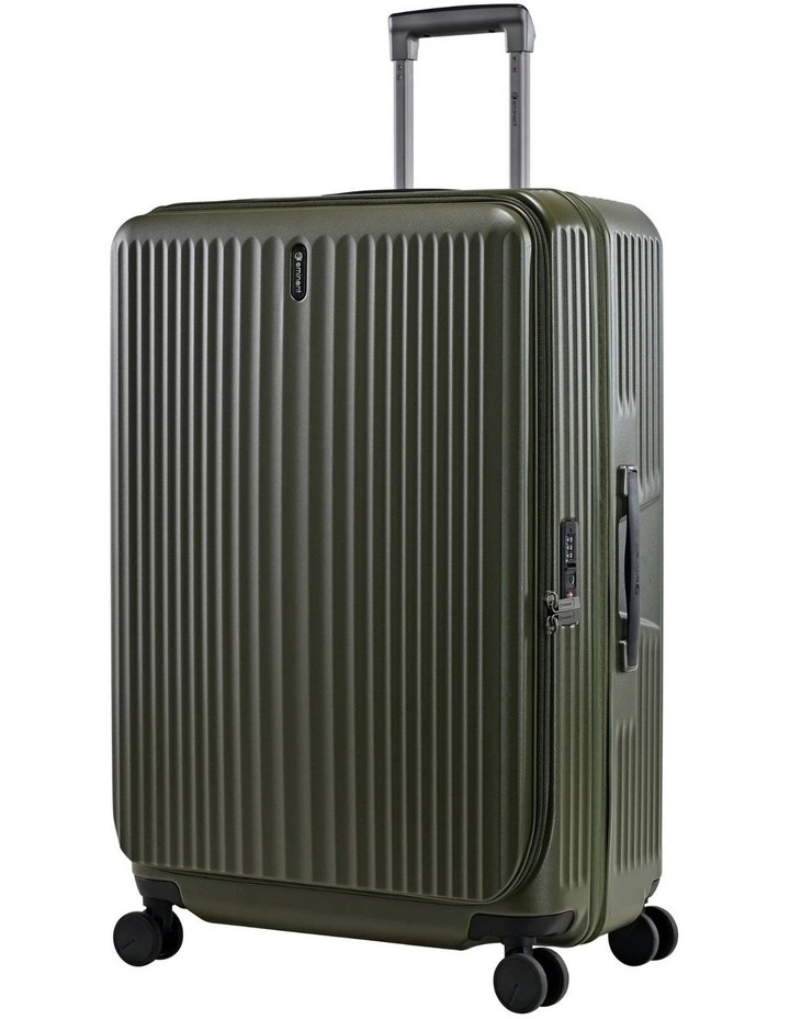 Eminent Alfred 76cms Large Hard Suitcase - Olive Green image 1