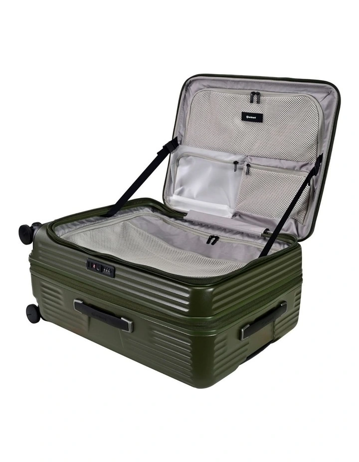 Eminent Alfred 76cms Large Hard Suitcase - Olive Green image 2