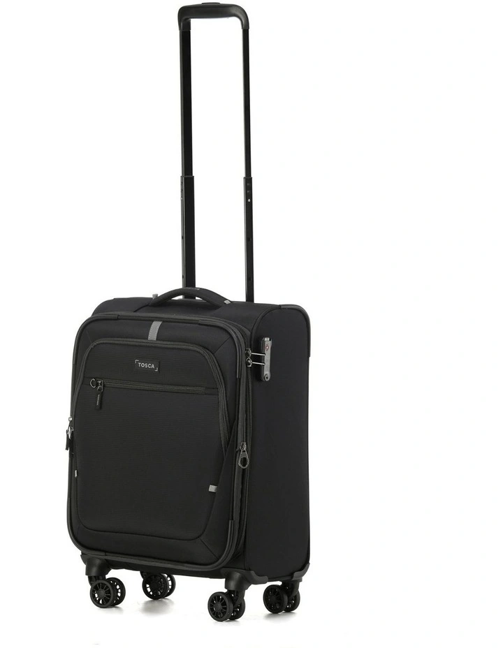 Luna Lite 52cm Small Soft Carry On - Black image 1