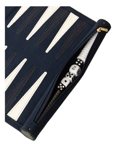 Backgammon Travel Set Navy