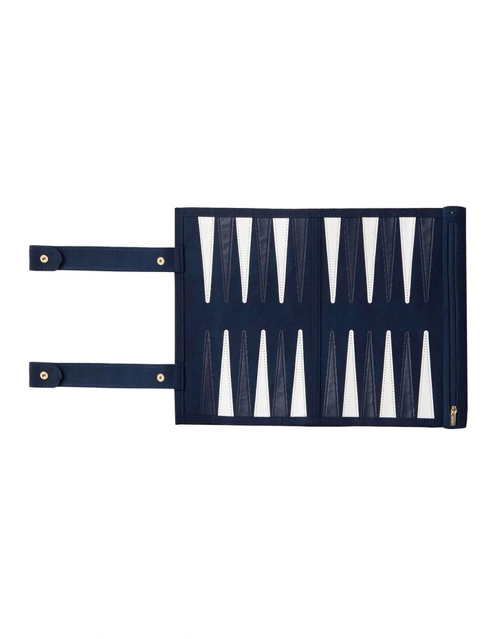 Backgammon Travel Set Navy image 2