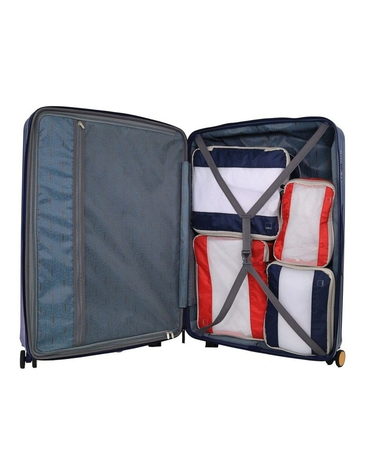 Pierre Cardin Oasis Hard Shell Medium and Cabin Bundle 2-Piece Set in Navy image 3