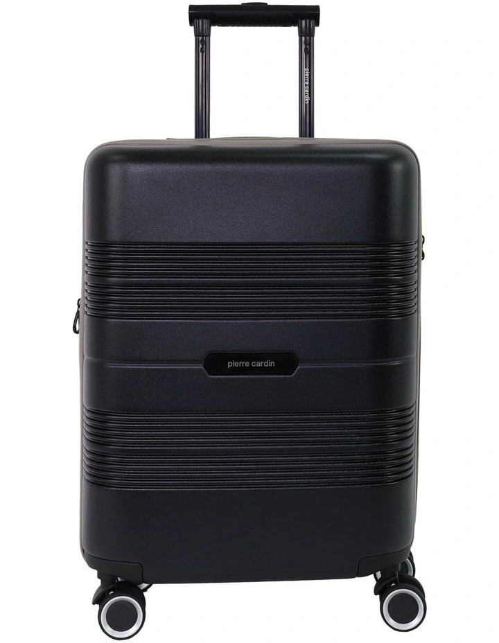 Pierre Cardin Impact Hard Shell Medium and Cabin Bundle 2-Piece Set in Black image 4