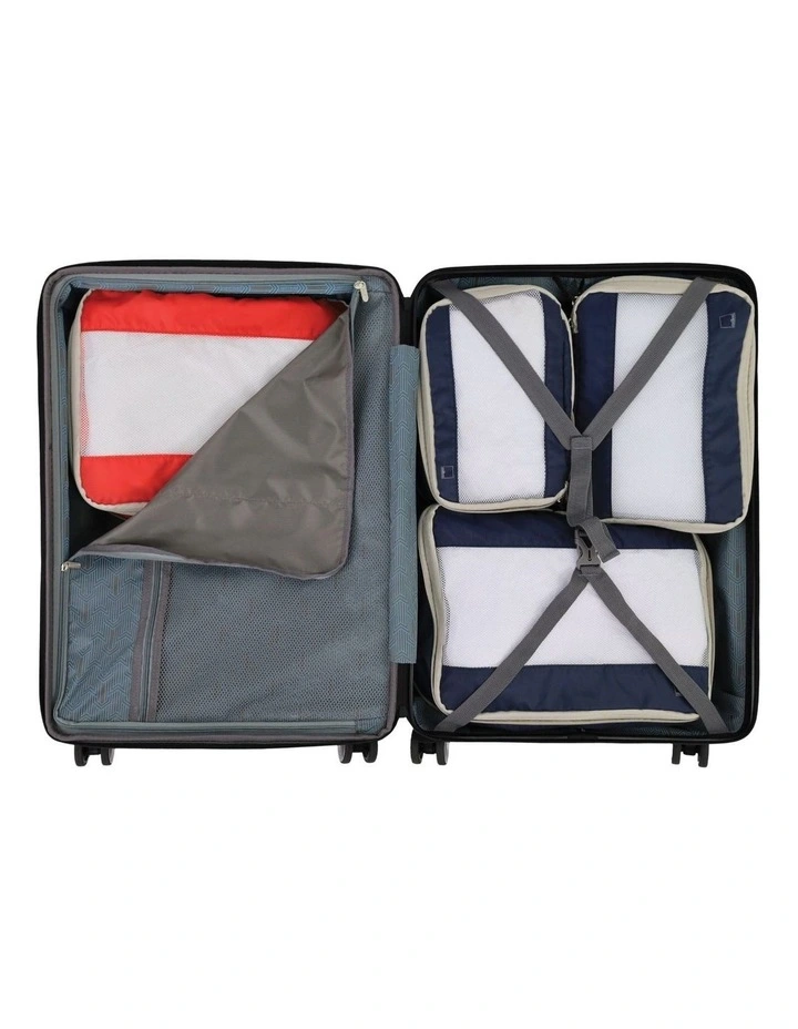 Pierre Cardin Impact Hard Shell Large and Cabin Bundle 2-Piece Set in Taupe image 3