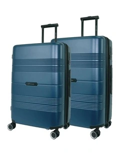 Pierre Cardin Impact Hard Shell Large & Medium Bundle 2-Piece Set in Teal