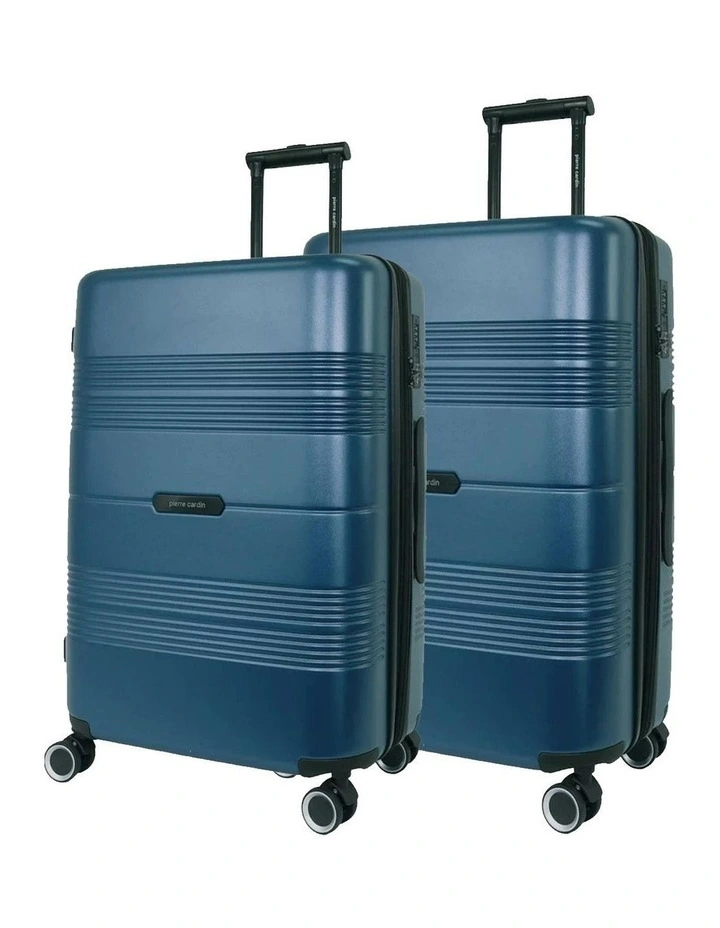 Pierre Cardin Impact Hard Shell Large & Medium Bundle 2-Piece Set in Teal image 1