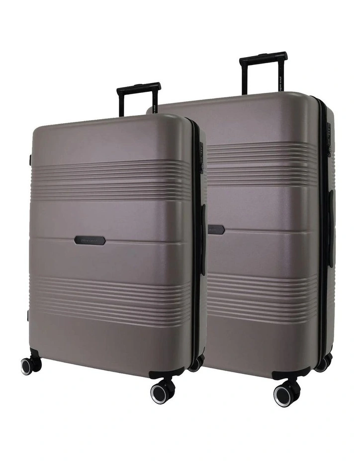 Pierre Cardin Impact Hard Shell Large & Medium Bundle 2-Piece Set in Taupe image 1