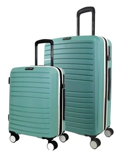 Pierre Cardin Oasis Hard Shell Large and Cabin Bundle 2-Piece Set in Mint