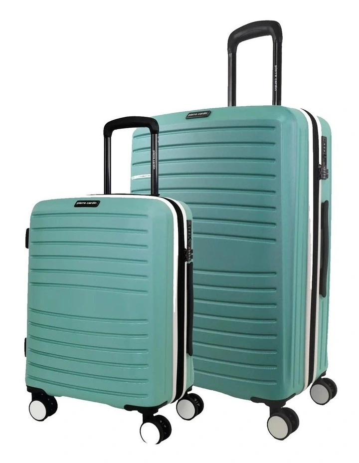 Pierre Cardin Oasis Hard Shell Large and Cabin Bundle 2-Piece Set in Mint image 1