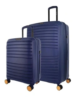 Pierre Cardin Oasis Hard Shell Large and Cabin Bundle 2-Piece Set in Navy