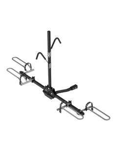 Giantz 2-Bike Hitch Mount Carrier Rack 2 Platform Foldable Black